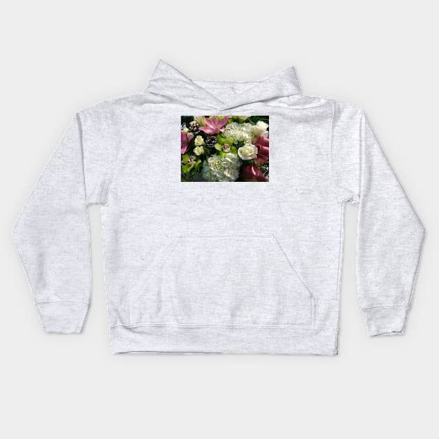 Winter bouquet Kids Hoodie by Dillyzip1202